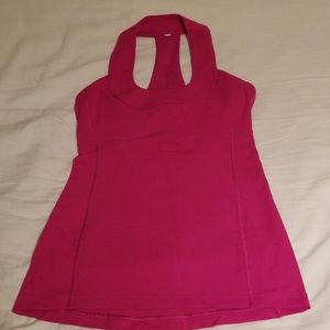 Lululemon Pink T-Back Tank Top Size 6